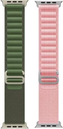 BLACK LOVIES Alpine Loop Smart Watch Strap Belt for Ultra Watch 49 mm, Series 8 / 7 45 mm, Series 6 / 5 / 4 44 mm, Series 3 / 2 / 1 42 mm, T800 Ultra, Watch 8 Ultra, i8 Pro Max, W26, T800. Smart Watch Strap