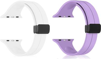BLACK LOVIES Soft Silicon Magnetic Smart Watch Strap Belt for Ultra Watch 49 mm, Series 8 / 7 45 mm, Series 6 / 5 / 4 44 mm, Series 3 / 2 / 1 42 mm, T800 Ultra, Watch 8 Ultra, i8 Pro Max, W26, T800 Smart Watch Strap