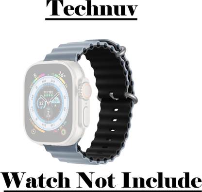 TECHNUV Ocean Double Color Strap For Apple SE ultra/8/7/6/5/4/3/2/1/SE (42,44,45,49)MM Smart Watch Strap