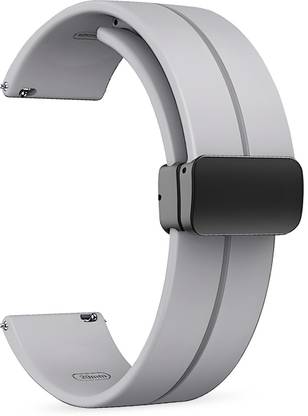 PunnkFunnk Silicone Band Strap for 22mm Watches | Soft TYPE, Waterproof & Adjustable Smart Watch Strap
