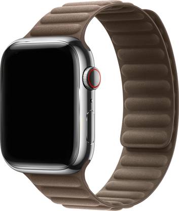 DailyObjects Camel Brown Poppy Magnetic Link Compatible With Apple WatchBand (38/40/41mm) Smart Watch Strap