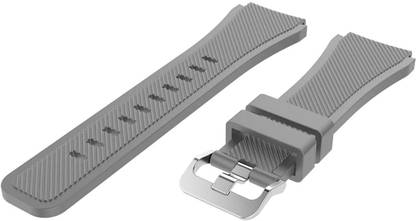 J Compatible With Samsung Galaxy Watch GT 2/Samsung S3 Frontier Strap(Only Strap) 2 mm Silicone Watch Strap