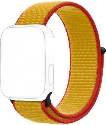 CellFAther Nike Loop Band Straps for i-Watch 41mm/40mm/38mm for i-Watch Series 9/8/7/SE/6/5/4 Belgium Country Flag Edition Smart Watch Strap