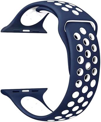 BLACK LOVIES Sports Band Soft Silicone Sport Wristband Compatible with Apple Watch iWatch Bands 42mm 44mm Soft Silicone Strap Wristbands for Apple Watch Series 6/5/4/3/2/1/SE (BLACK&WHITE) Smart Watch Strap