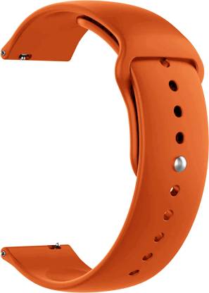 ACM Watch Strap Silicone Belt for Gionee Stylfit Gsw6 Smartwatch Sports Orange Smart Watch Strap