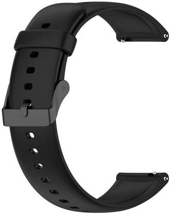 टेकविंड THD22CYSN2904BK Classic Silicon Watch Belt for 22MM Watches (CHECK MODEL LIST) स्मार्ट वॉच स्ट्रैप