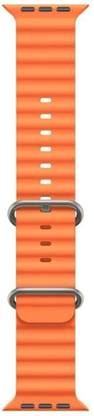 Antoj Smart Watch strap for T800, T900, T10, I8 pro,I7 pro, S8 ultra, watch 8, Watch 9 of size 49mm 45mm 44mm 42mm(Orange) Smart Watch Strap