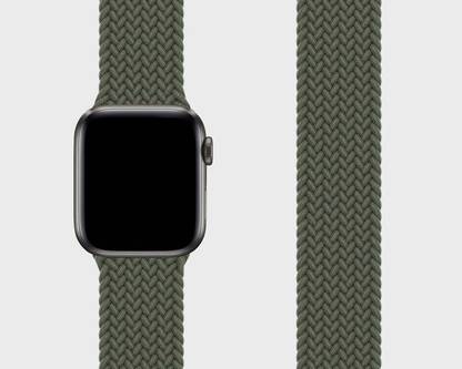RHYO Braided Solo Loop Watch Strap Band For Apple Watch 38 mm Fabric Watch Strap