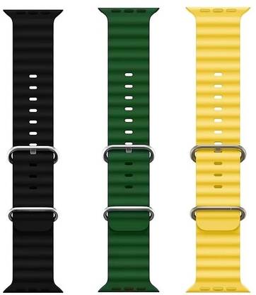 SONVI Ocean Smart Watch Strap Belt for Ultra Watch 49 mm, Series 8 / 7 45 mm, Series 6 / 5 / 4 44 mm, Series 3 / 2 / 1 42 mm, T800 Ultra, Watch 8 Ultra, i8 Pro Max, W26, T800,T900,T10,I8 pro,I7 pro,S8 ultra,watch 8,Watch 9 Smart Watch Strap