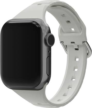 DailyObjects Ribbed Silicone Apple Wrist Band (38/40/41mm) Smart Watch Strap