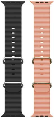 ABSOLUTE LIFESTYLE Ocean Smart Watch Strap Belt for Ultra Watch 49 mm, Series 8 / 7 45 mm, Series 6 / 5 / 4 44 mm, Series 3 / 2 / 1 42 mm, T800 Ultra, Watch 8 Ultra, i8 Pro Max, W26, T800. Smart Watch Strap