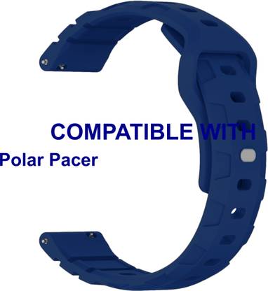 ACM WSM30R20BL3901 Watch Strap Silicone Belt 20mm for |Polar Pacer Smartwatch Blue Smart Watch Strap