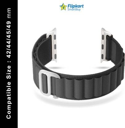 Flipkart SmartBuy NYLON ALPINE SMART WATCH STRAP 42MM/44MM/45MM/49MM FOR MEN AND WOMEN COMPATIBLE FOR iWATCH SERIES ULTRA/8/7/6/5/4/3 Smart Watch Strap