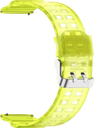 ACM Watch Strap Transparent Design for Beatxp Nuke Smartwatch Belt Band Neon Green Smart Watch Strap