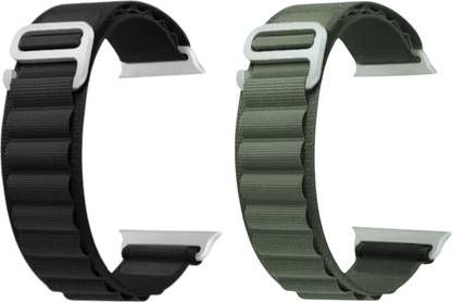 Upthrust Urban Mesh Black Panther & Combat Green 42/44/45/49mm (Pack of 2) Smart Watch Strap