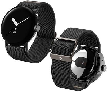 Spigen Lite Fit Fabric Strap Compatible with Pixel Watch 2 / Pixel Watch - Black