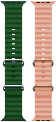PUNAK Ocean Smart Watch Strap Belt for Ultra Watch 49 mm, Series 8 / 7 45 mm, Series 6 / 5 / 4 44 mm, Series 3 / 2 / 1 42 mm, T800 Ultra, Watch 8 Ultra, i8 Pro Max, W26, T800. Smart Watch Strap