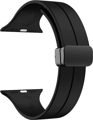 otage Magnetic Loop Strap For Series Ultra/9/8/7/6/5/4/3/SE, T55, 500, i7, i8 44/45/49mm Silicone Smart Watch Strap