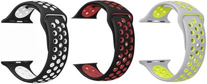 BLACK LOVIES 42 / 44 MM SPORT SILICON STRAP, SMARTWATCH BELT Smart Watch Strap