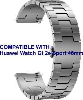 ACM WSM37Y22GY1124 Watch Strap Metal Steel 22mm for Huawei Watch Gt 2e Sport 46mm Smartwatch Grey Smart Watch Strap