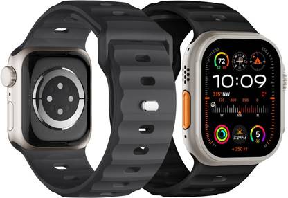 SUITISBEST Apple Watch ULTRA 2 / ULTRA Silicone Strap Compitable 49MM, 45MM, 44MM, 42MM Smart Watch Strap