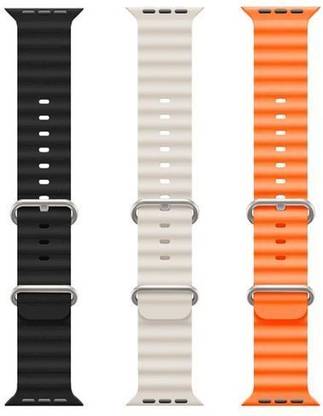 SwapME Sport Trail Loop Straps Compatible with Fire-Boltt Dream fire-boltt oracle / Firebolt Ring/Ring Plus/Ring Pro/Visionary/Fire-Boltt Call/Firebolt Gladiator Pro/Gladiator Plus/Fireboltt cyclone/Fireboltt Asteroid and iwatch 42/44/45/49MM Bands Pack of 3 Straps Smart Watch Strap