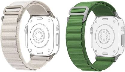 BLACK LOVIES Smartwatch Band straps, 49 mm Ultra watch strap, G - Hook Buckle Smart Watch Strap