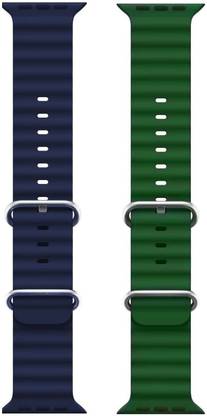PUNAK Ocean Smart Watch Strap Belt for Ultra Watch 49 mm, Series 8 / 7 45 mm, Series 6 / 5 / 4 44 mm, Series 3 / 2 / 1 42 mm, T800 Ultra, Watch 8 Ultra, i8 Pro Max, W26, T800. Smart Watch Strap