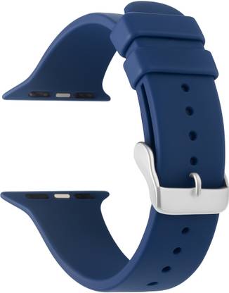 NECESORIES Steel Buckle Silicone Strap Compatible with Apple iWatch series 11 | series 10 46mm | series 9/8/7/ 45mm | series 6/5/4 44mm | ultra 1 & 2 49mm Smart Watch Strap
