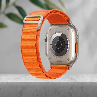 LEEMARA Alpine Loop Nylon Bands/Straps Compatible with Apple Watch Band 49mm 45mm 44/42mm G-Hook Smart Watch Strap for iWatch Ultra Series SE 8 7 6 5 4 3 2 1 (Only Alpine Loop Strap for Apple iWatch, Watch NOT Included) Smart Watch Strap
