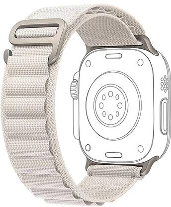 BLACK LOVIES Smartwatch Band straps, 49 mm Ultra watch strap, G - Hook Buckle Smart Watch Strap