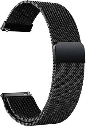 MOBISINGH MSH19ML0017BK 19MM Watch Belt For NOISE COLORFIT PRO 2/ BOAT STORM Watch Band Smart Watch Strap