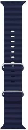 RUPELIK Ocean Silicone iWatch Strap Series Ultra 8,7,6,5,4,3,2,1/SE Compatible For Strap 49mm/45mm/44mm/42mm Smart Watch Strap