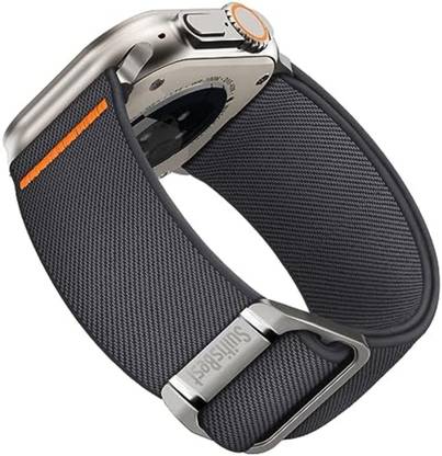 SUITISBEST Apple Watch Nylon Solo Loop Wide Replacement Strap For Ultra 2 / Ultra, 49MM, 45MM,44MM,42MM Smart Watch Strap