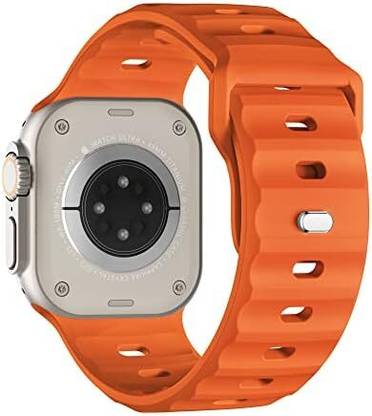 SUITISBEST Apple Watch Ultra 2 / Ultra Rugged Silicone Strap Compitable 49MM, 45MM, 44MM, 42MM Smart Watch Strap