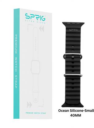 Sprig Liquid Silicon Ocean Strap for iWatch Series 4 (Small 40MM) Smart Watch Strap