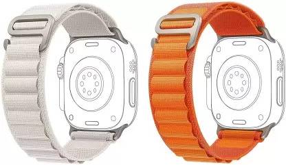 Like Star Alpine Loop Compatible with Apple Watch Ultra Strap 49mm 45mm 44mm 42mm, Nylon Sports Loop Metal G-Hook Braided Strap for iWatch Series SE/8/7/6/5/4/3/2/1 [Watch Not Included] Smart Watch Strap