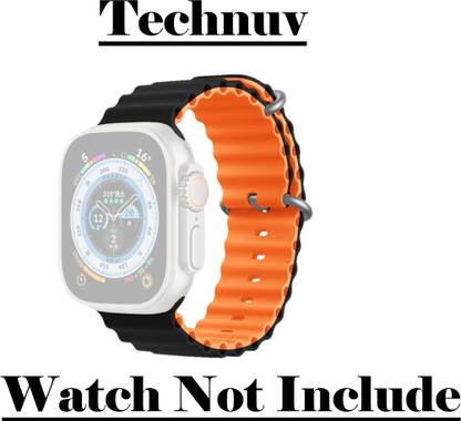TECHNUV Ocean Double Color Strap For Apple SE ultra/8/7/6/5/4/3/2/1/SE (42,44,45,49)MM Smart Watch Strap
