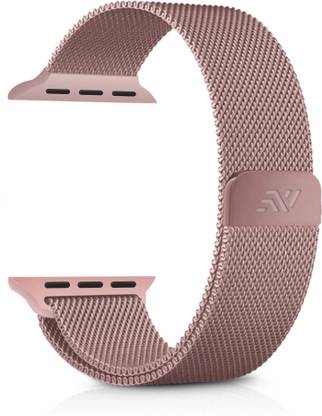 NECESORIES Metal Magnetic Milanese Loop Band for Iwatch 42/44/45/46/49 mm Smart Watch Strap