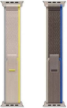 KHR Trail Loop Nylon Watch Band 49mm 45mm 44mm 42mm for Watch Ultra/Ultra 2 Band Series 9 8 7 6 5 4 3 2 1 Series SE Smart Watch Strap