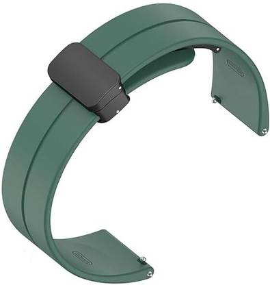 RUPELIK 22mm Silicone magnetic Strap Compatible With All 22mm Watches Strap(Check Image) Smart Watch Strap