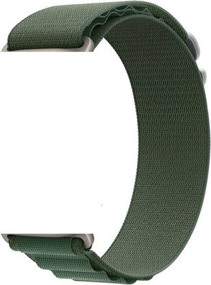 Hamz Apple Watch Strap for 49mm 45,44, 42 All Series 8, Textile Nylon Titanium G Hook Smart Watch Strap