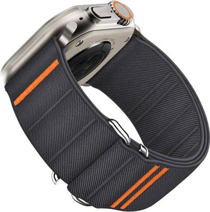 SUITISBEST Apple Watch Nylon Sport Loop Strap with S-Hook for Ultra 2 / Ultra,49MM,45MM,44MM,42MM Smart Watch Strap