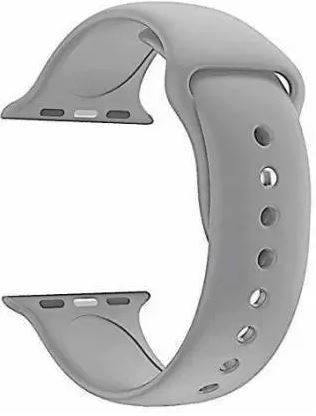 TechTailor Soft Silicone Sport 42mm/44mm/45mm Band Grey Smart Watch Strap (Grey) Smart Watch Strap