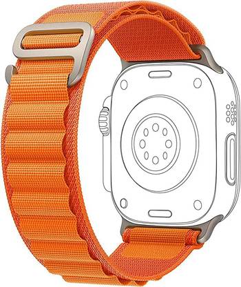 BLACK LOVIES Alpine Smartwatch Band straps, 49 mm Ultra watch strap, G - Hook Buckle Smart Watch Strap