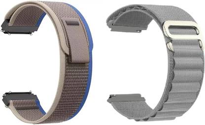 KHR 22MM Smart Watch Alpine Strap Belt For Noise ColorFit Pro 3 | Pro 3 Alpha | Pro 3 Assist | NAV | Nav+ | Excel | Icon Plus | Pulse Buzz | Grande | Pulse Grand | Ultra | Ultra 2 | Ultra Buzz | Vision | Caliber | For NoiseFit Buzz | Active | Core | Core Oxy | Endure | Agile | Fusion | Evolve Smart Watch Strap