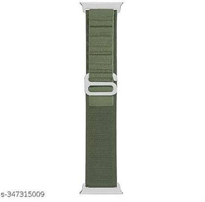 Alpha Electronics Alpine Loop Nylon Bands/Straps Compatible with Watch 49mm 45mm 44mm 42mm Men & Women, Adjustable Strap with Metal G-Hook Premium Strap for iWatch Ultra Series SE 8 7 6 5 4 3 2 1 (Only Alpine Loop Strap for iWatch, Watch NOT Included) Smart Watch Strap