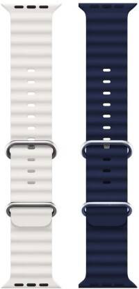 Gadgetzilla Ocean Smart Watch Strap Belt for Ultra Watch 49 mm, Series 8 / 7 45 mm, Series 6 / 5 / 4 44 mm, Series 3 / 2 / 1 42 mm, T800 Ultra, Watch 8 Ultra, i8 Pro Max, W26, T800. Smart Watch Strap Smart Watch Strap