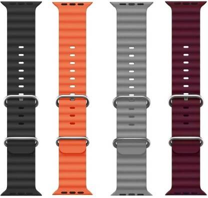 FORTUNATE Smart Watch Strap Belt for Ultra Watch 49 mm, Series 8 / 7 45 mm, Series 6 / 5 / 4 44 mm, Series 3 / 2 / 1 42 mm, T800 Ultra, Watch 8 Ultra, i8 Pro Max, W26, T800 Smart Watch Strap