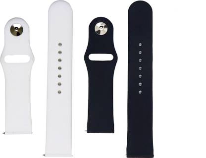 BLACK LOVIES 22 mm Soft Silicon Smartwatch Strap Compatible with Noice Color fit Ultra Smart Watch Strap